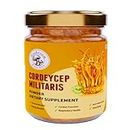 Mushroom Essence Cordycep Militaris Mushroom Powder | 30gm | for Energy & Immunity and Endurance -pack of1