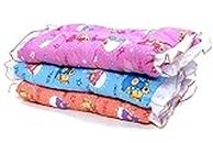 Fareto Cotton 0-6 Months Godari Cradle Bed, Multicolor, Pack of 3