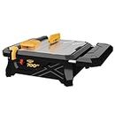 QEP 22700Q 3/4 HP Wet Tile Saw with 7 in. Blade and Table Extension, Black