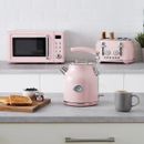 Retro Style Pink Kitchen Set | Microwave Kettle Toaster | Pink Set Modern 2024