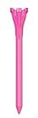 Champ Golf Fly Tee Paquete De 40 - Rosa, 70mm