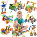 MOONTOY 175 Piece Stem Toys for 5 6 7 8 Year Old Boys Birthday Gift Erector C...