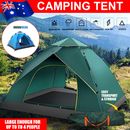 Instant Camping Tent 4 Person Auto Pop up Family Hiking Dome Waterproof Shelter