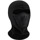TRIXES Balaclava para Hombres - Máscara Airsoft - Escudo Facial - Accesorios para Bicicletas - Calentador de Cuello -Máscara de esquí Balaclava - Máscara Ninja - Una Talla - Color Negro