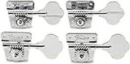 Fender® Pure Vintage '70S Bass Tuning Machines for Electric Bass | 4L | Finish: Chrome