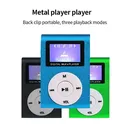 Musik-Player MP3 USB-Ladegerät digitaler LCD-Bildschirm tragbare Musik mit drei Wiedergabe modellen
