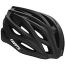 Favoto Bike Helmet for Adults Lightweight - Mountain Road Bike Helmets Bicycle Helmets Adjustable Fit for Men Women Matte Black