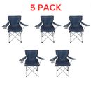 Sillas Plegables De Campamento Playa Camping Plegables Juego Set De 5 Chair Azul