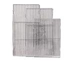 MKLHAVB Grill Barbecue Stainless Steel Mat Net Grid Shape Rectangle Grill Grilling Mesh Net Outdoor Cooking Accessories Barbecue Tools BBQ Tools Grille pour Barbecue Camping (Color : L)