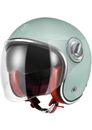 Open Face Motorcycle Helmet, 3/4 Retro Moped Helmet for Adult Women Men, X-Large