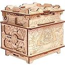 ESC WELT Orbital Box for Jewelry - Mystery Gift Box for Money, Cash, Gift Card - Escape Room Game with Hidden Compartments - Difficult Brain Teaser for Family Games - Wooden Puzzle Box for Adults