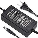 Facmogu DC 12V 3A Power Adapter, 100-240V AC to DC 12V 3A 36W Power Suppy with Barrel Connector 5.5x2.5mm & 5.5x2.1mm, 12 Volt 3 Amp Desktop Adpater 12V 3A Switching Transformer AC/DC Power Converter