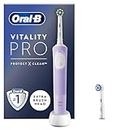 Oral-B Vitality Pro - Spazzolino da denti elettrico, 2 testine per spazzolino da denti, design Braun
