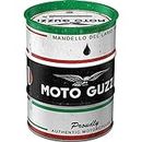 Nostalgic-Art Retro Money Box, 20.3 oz, Moto Guzzi – Italian Motorcycle Oil – Gift idea for Motorcycle Fans, Metal Piggy Bank, Vintage Design