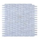 Legion Furniture Engineered Stone Brick Joint Mosaic Wall & Floor Tile Engineered Stone in Gray/White | 0.25 D in | Wayfair MS-STONE08