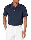 Amazon Essentials Men's Regular-Fit Quick-Dry Golf Polo Shirt-Discontinued Colors, Dark Navy, 3X-Large Big Tall