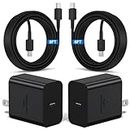Super Fast Charger Type C, 2Pack 45W USB C Wall Charging Block Adapter and 6ft Android Phone Charger Cable for Samsung Galaxy S23 Ultra/S23/S23+/S22/S22 Ultra/S22+/S22 Plus/S21/Note 20 Ultra/Note10+