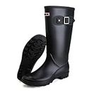 CKWLXQY Rain Boots Womens Waterproof Superior Anti-Slip Feature Rubber Rain Boots PVC Garden Rain Boots & Shoes Comfort Outdoor Work Fishing Shoes