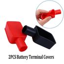 Insulating Battery Terminal Covers for Automotive & Electronics Red & Black