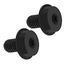 YINETTECH 2pcs Circular Saw Blade Bolt 648697-00 Compatible with Dewalt Not Easy to Rust Sturdy Durable Long Service Life Metal Material - Black