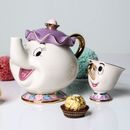 Cue Beauty And The Beast Teapots Mrs Potts Chip Tea Pot Ceramic Tea Cup Set Gift