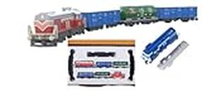 SR Hub Big Train Engine Models with Railway Tracks for Kids, Train Set for Kids 3+, 4+, 5+ Year | Made in India Toys | Color May Vary (Big Cargo Train)