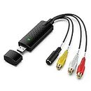Easy Capture USB Video Capture Adapter VCR, Camcorders, VHS, PAL, DVD, Audio to PC S-Video Windows PC