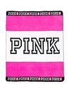 Victorias Secret PINK Plush Cozy Blanket Dazzle Pink Limited Edition