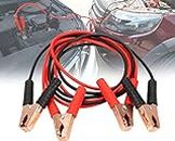 WolkomHome car truck battery jumper Cable wire heavy duty jump start starter jumping jumber jumpstart charging charger batteries connector bettry leads jampar booster starting with lead universal capacity up-to 2000 Amp for All car battery’s 2-mtr