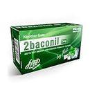 Rusan 2baconil Nicotine Icy Mint 100 Sugar Free Gums 2mg | Helps to Quit Smoking and Chewing Tobacco/Gutkha | 10 Gums each Pack | Pack of 10 Strips