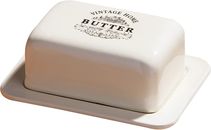 Ceramic Vintage Home Butter Dish Cream Kitchenware Lid Butter Storage Keeper