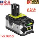 For RYOBI P108 18V One+ Plus High Capacity Battery 18 Volt Lithium-Ion New pack