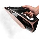 Beldray Cordless Steam Iron 2 in 1, 360° Charging Base, 2600 W 300 ml, Rose Gold