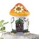 Hitrod Mini Maison de Jardin féerique, Mini Maison de Campagne | Décorations Miniatures de Maison de Jardin en résine | Accessoires de Jardin féerique, Mini Ornements de bonsaï pour l'extérieur,