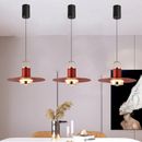 Luces colgantes LED para comedor barra luz colgante roja cocina iluminación de techo