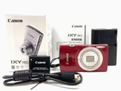 [Near Mint] Canon IXY 180 PowerShot ELPH 180 20MP Digital Camera Red w/ Box