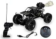 Brand Conquer Remote Control Rock Crawler Mist Smoke Spray Function, High Speed 1:18 RC Car Toys for Kids 2WD Off Road Vehicle Toy Cars Kids Monster Truck Rock Climbing Car Toy(Fog Rock Crawler Black)