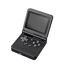Powkiddy V90 Mini Foldable Handheld Retro Game Console 64G with 6000 Games, 3.0-inch IPS Screen Portable Arcade Rechargeable Games Emulators for Kids and Adults (Black)