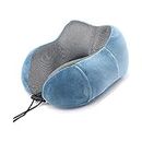 SHTFFW Memory Travel Pillow Sponge Neck Pillow Comfortable Headrest Specially Designed Neck and Chin Supporting Contour