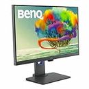 BenQ PD2705Q 27 inch 2K QHD Monitor for Mac, Commercial/Graphics Design, Video Editing, USB-C, 100% sRGB/Rec.709, Display Pilot, KVM, Low Blue Light, Flicker-Free, IPS, ICCsync, Black