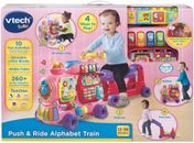 VTech Push & Ride Alphabet Train Pink Toddler Walker Ride On 260+ Songs & Sounds
