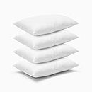 SONNASOFT 4-Pack Bed Pillows with Built-in Ultra-Fresh Anti-Odor Technology, Standard Size, White