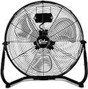 Simple Deluxe 20 Inch 3-Speed High Velocity Heavy Duty Floor Fan for Industrial, Commercial, Residential, and Greenhouse Use, Black