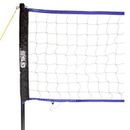 GSE Games & Sports Expert Outdoor Volleyball Complete Set w/ Volleyball Net, Volleyball, Pump & Carrying Bag Plastic/Metal in Blue | Wayfair