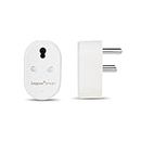 Livpure Smart 16A Wi-Fi Smart Plug with Energy Monitoring- Suitable for Large Appliances (Compatible with Alexa and Google Assistant)- White