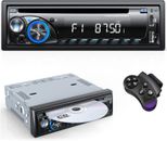 Chismos 9V-24V Car Stereo Radio Bluetooth with CD DVD Player,1DIN RDS/FM/AM Car