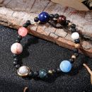 Natural Gemstone Braided Bracelet Eight Planets Stone for Inspiration Creation