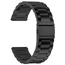 Fullmosa Quick Release Watch Strap, Stainless Steel Replacement Watch Bands for Suunto 9/9 Baro/9 Titanium,Casio GMa-s2100,Casio g shock ga2100, 24mm Black