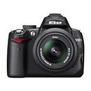 Nikon D5000 Digital SLR Camera with 18-55mm VR Lens Kit (12.3MP) 2.7 inch LCD (Renewed)