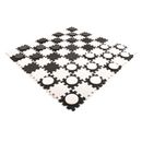 2-IN-1 GIANT DRAUGHTS AND CHESS GARDEN GAMES GIANT FOAM FUN FAMILY BOARDGAME